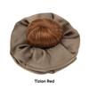 Elegant Influencer-style Hair Tie Synthetic Natural-looking Artificial Flower Bun  for Daily Use