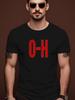 Summer Tshirt with Bold "O-H" Graphic - Royal Blue