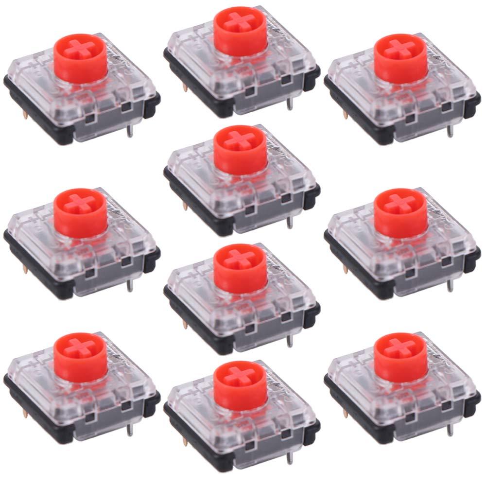 10pcs Acrylic Choc V2 Low Profile Switch High Ultrathin Mini Low RGB Key Keypad Knocking Custom Low Profile Switch