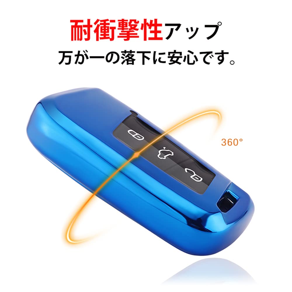 yoshinari VW Volkswagen Volkswagen Key Case Alteon Beetle Golf Polo Polo Passat Tiguan Key Cover (Single, Pink)