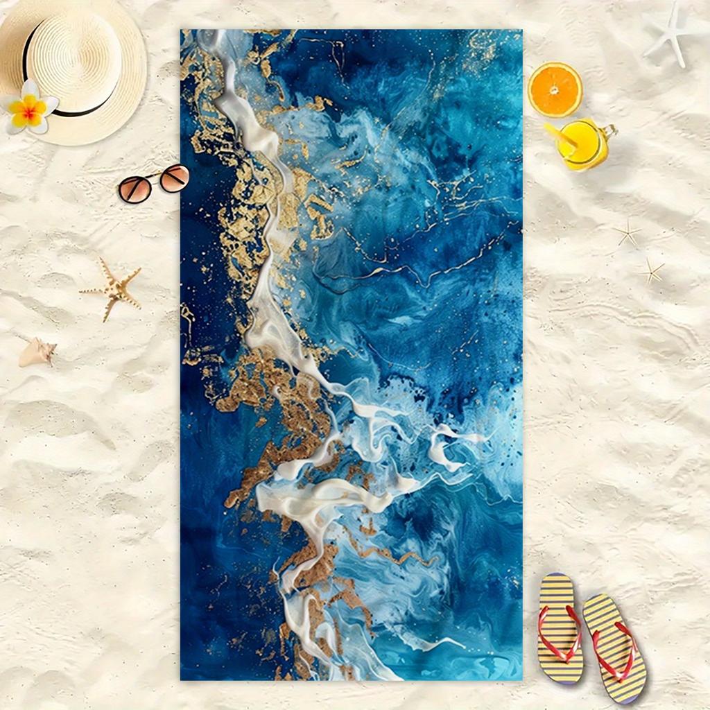 Bunte Strandtücher, Weiche Handtücher geeignet für Reisen, Schwimmbäder, Urlaube und Strandtage.
