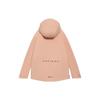 Li Ning Logo Letter Hooded Long Sleeve Ski Jacket Women Jacket Sweet-Peach-Orange AHXR040-1