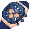 MEGIR Chronograph Fashion Sport Casual Watches for Men Silicone Waterproof Quartz Wristwatch Date Clock Reloj Hombre 2215
