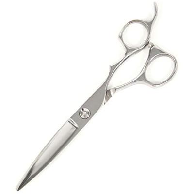DEEDS Forged Professional Wide Scissors with Modified Offset Handle Japanese Scissors Manufacturer for Hairdressers and Barbers GUZW-60 (6.0 Inches) -