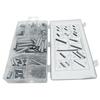 200Pcs/set 20 Sizes Spring Assortment Kit Galvanized Steel Compression Springs Mechanical Extension Springs Set for Home Repairs