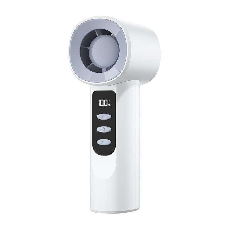 Outdoor Camping Handheld Fan 2000mAh 100 Speed Mini Fan Portable USB Rechargeable Fan Mini Air Conditioner Air Cooler