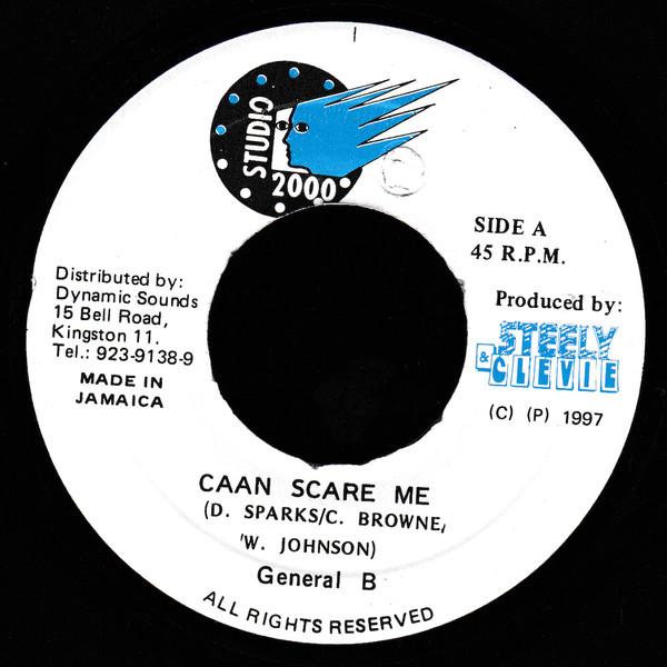 

7inch Record GENERAL B - Caan Scare Me NONE Studio 2000 1997 Jamaica Reggae, Ska & Dub Used
