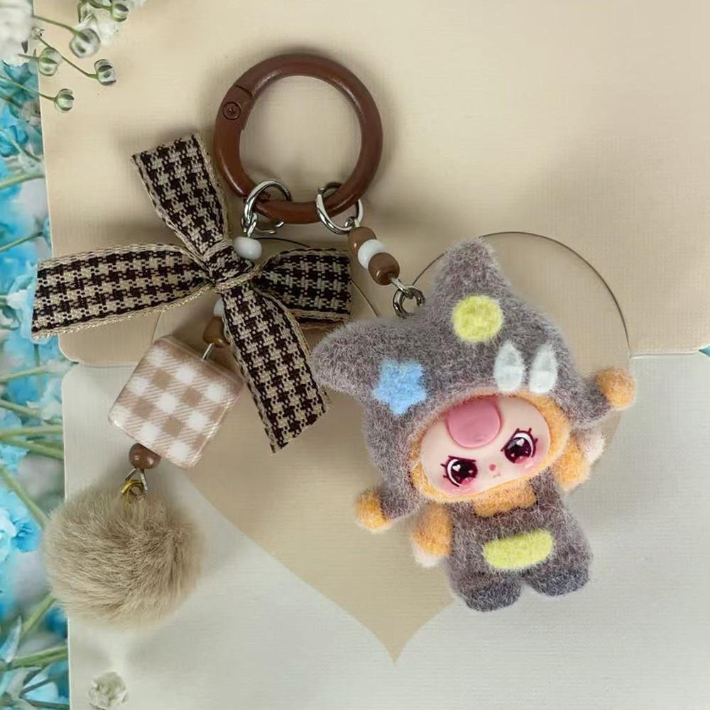 Dopamine Cold Hat Baby Cartoon Keychain With Plastic Material For Gift And Party Decor