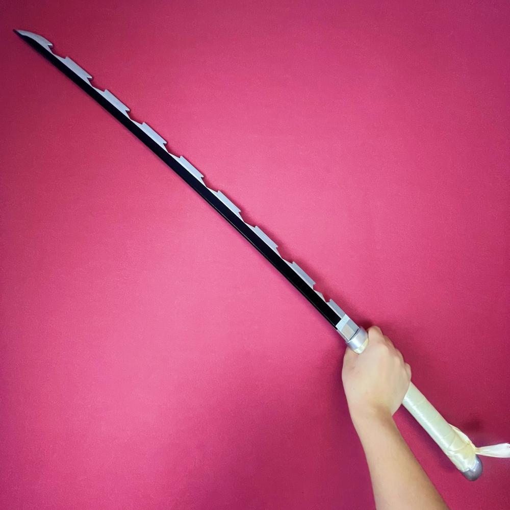 

40inch Demon Slayer Inosuke Katana Kimetsu No Yaiba Anime Cosplay Prop Samurai Sabre Blade Sword Real Size Japanese Katana Lovely Toy