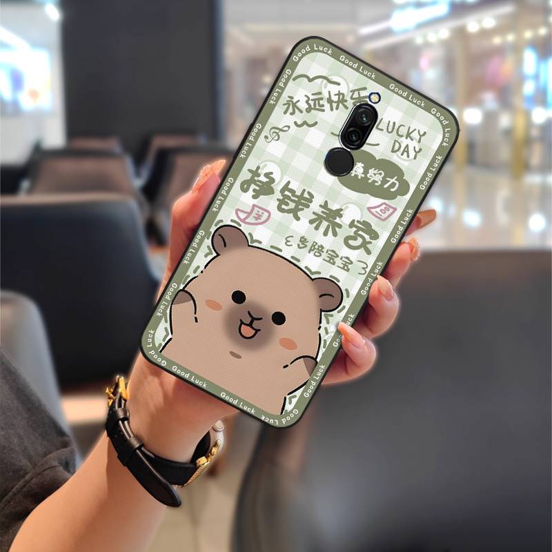 Couple Shockproof Phone Case For Xiaomi Redmi 8 Protective Anti-dust Phone Pouch Soft Case Full Wrap TPU Fashion Design