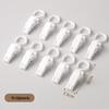 Handun Punch-Free Wardrobe Organizer Rod with Clips