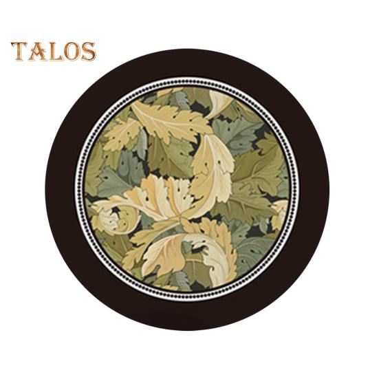 

Винтажная впитывающая подставка под стакан с этническим цветочным узором из ткани, быстросохнущий диатомитовый коврик для горячих и холодных напитков M B