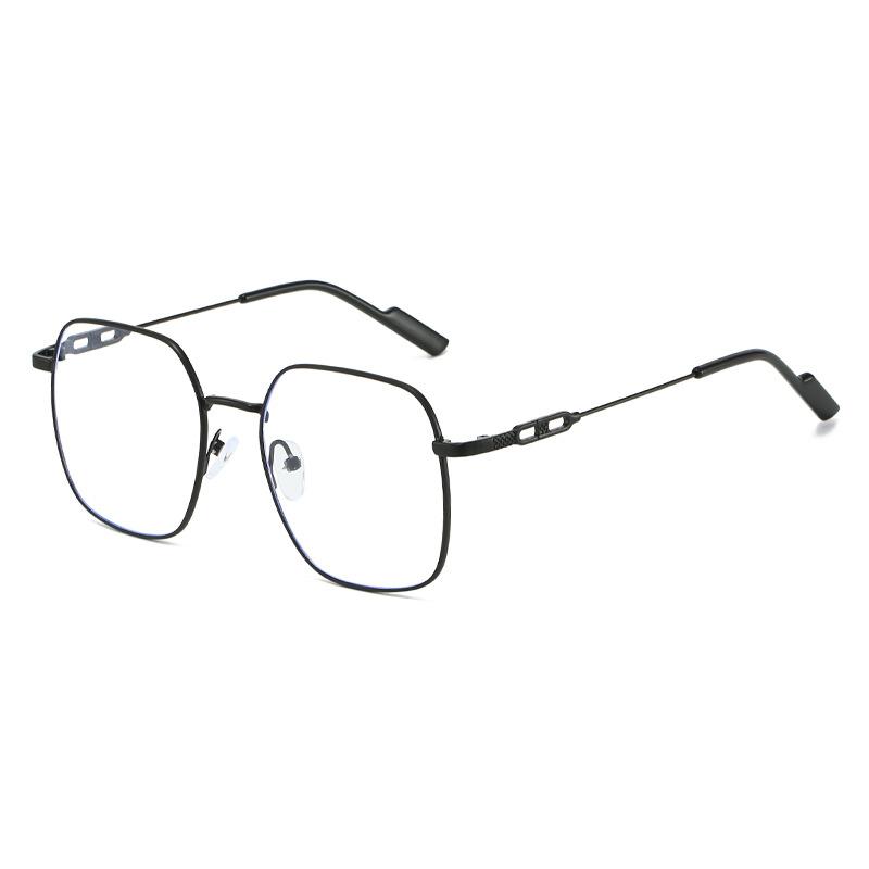 Metal Square Frame Myopia Glasses Ultra Light Comfortable Simplicity Lady and Gentleman Anti-Blue Light Eyeglasses 0 To -4.0