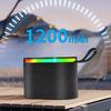 Wireless Portable Bluetooth Speakers with for USB AUX TF Card Player  5W Output RGB Colorful Light Fabrics Sound Box