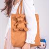 Foldable Nylon Shopping Bag with Little Bear Design
