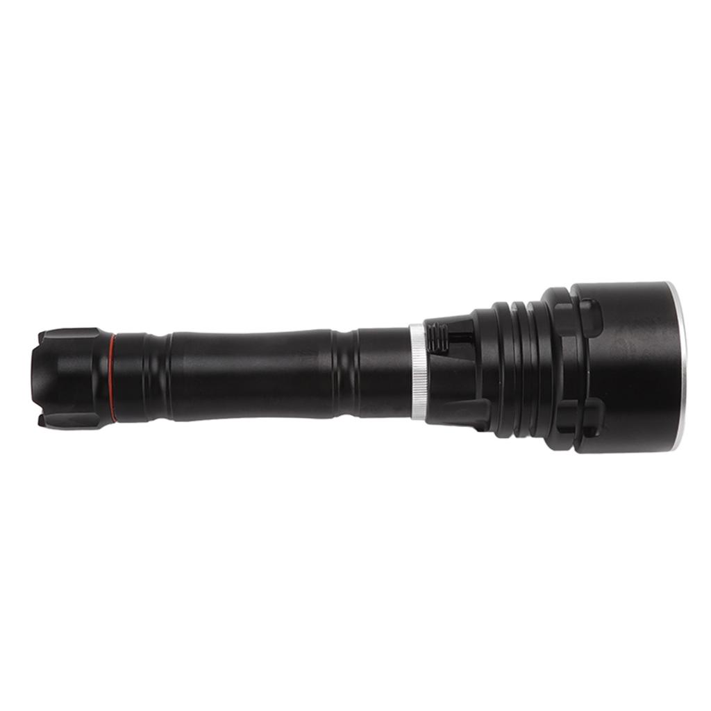 LED Diving Flashlight 4800lm IPX8 Waterproof 80?100m Underwater Stepless Dimming Dive Torch for
