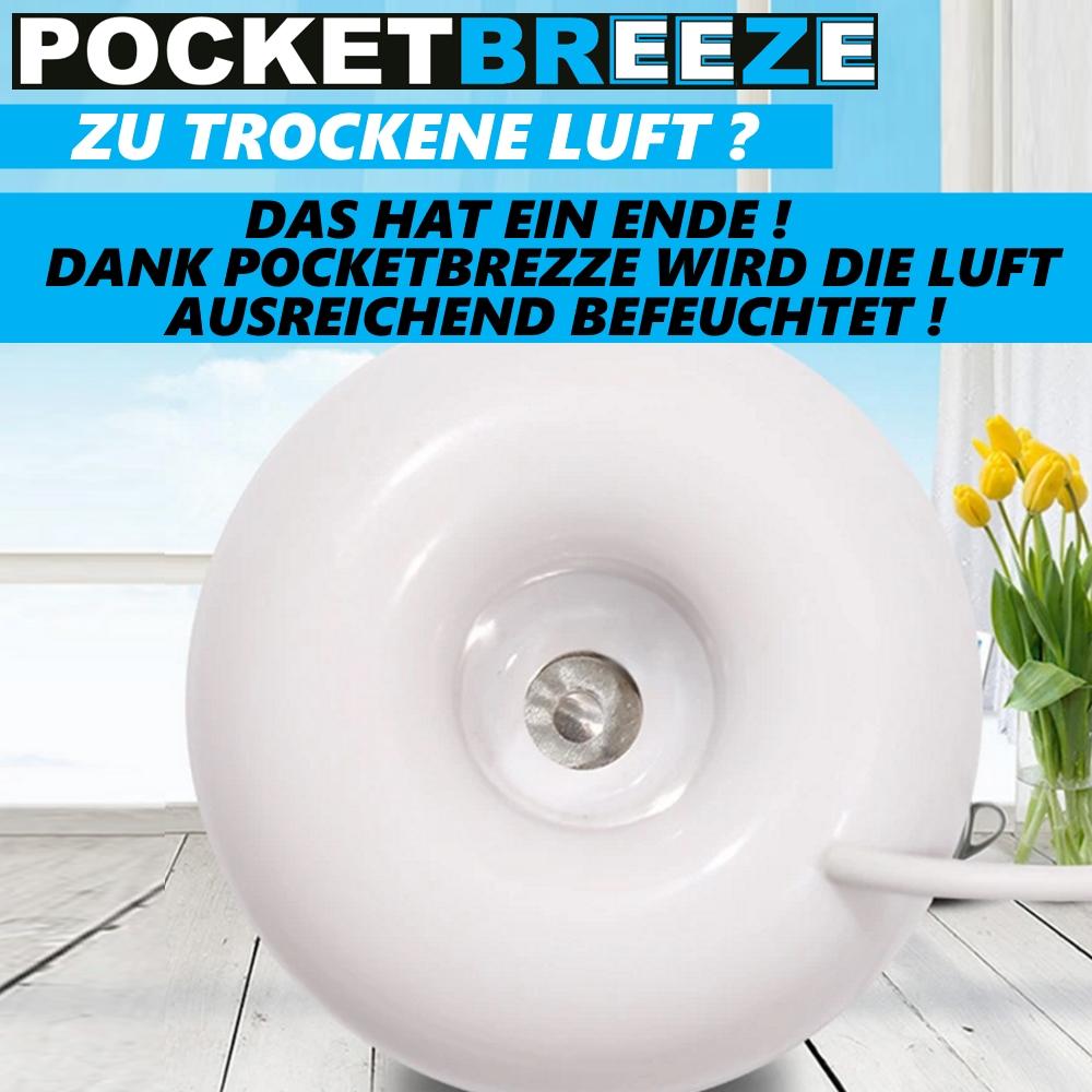 POCKETBREEZE USB Mini Luftfukter Diffuser Ultralydforstøver Luftfukter