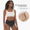 Female Spring and Summer Thin Model Without Trace Ice Silk To Lift Buttock Abdominal Belt Breasted Waist Shaping Briefs