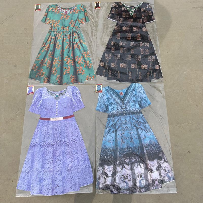 

Summer Skirt Paper Clothes Winter Clothes Festival Qingming Festival Graves to worship ancestors Hungry Ghost Festival Burning Paper Money Women s 77- 50cm double layer