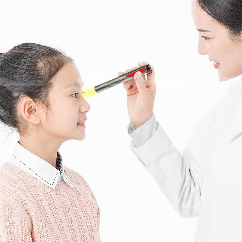 Durable Waterproof LED Pen Light Aluminum Alloy Type C Charging Mini Flashlight Portable Pocket Flashlight Medical Use