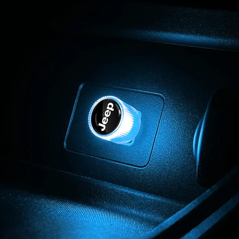 Car LED USB Light Auto Interior Atmosphere Light For Jeep Wrangler Grand Grand Cherokee Wrangler JK Gladiator Compass Renegade ANR1
