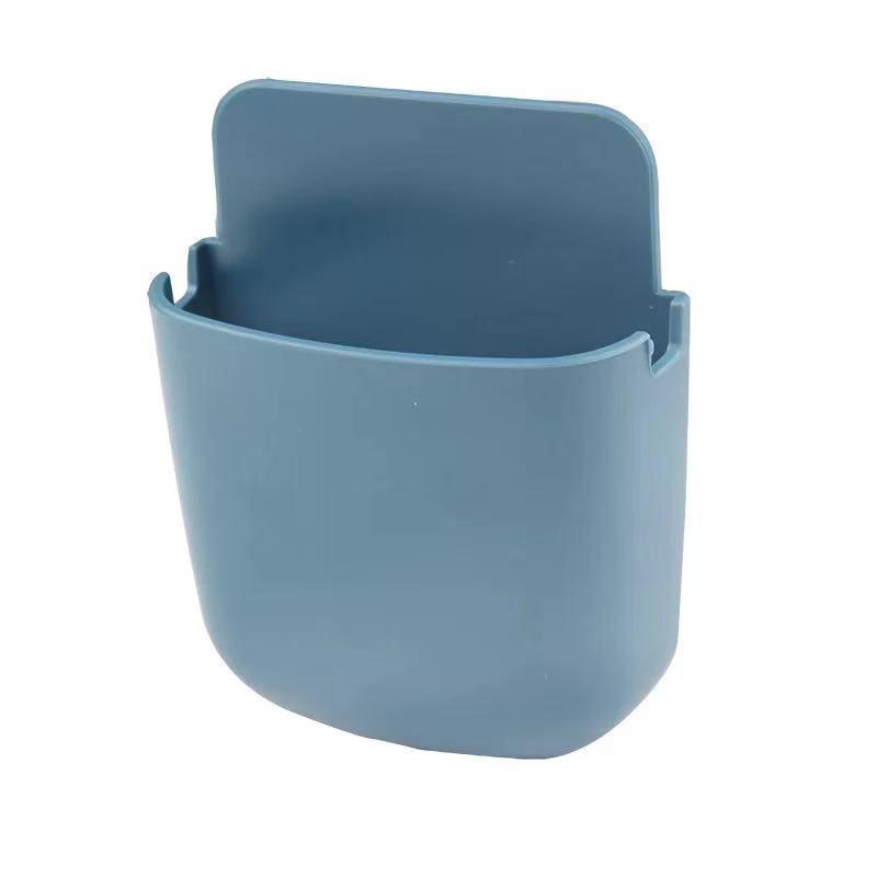 Punch-Free Wall-Mounted Remote & Phone Charging Storage Box