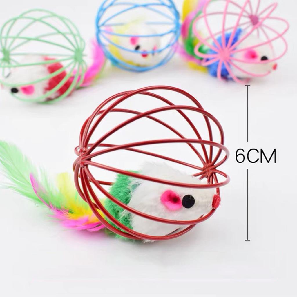 False Mouse Cat Toy Ball Cute Shape Kitten Funny Playing Toy Suitable for Cats Pet Supplies