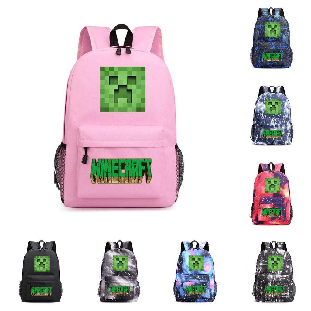 Backpack Minecraft For Teenagers Kids Boys Children Student School Unisex Bags