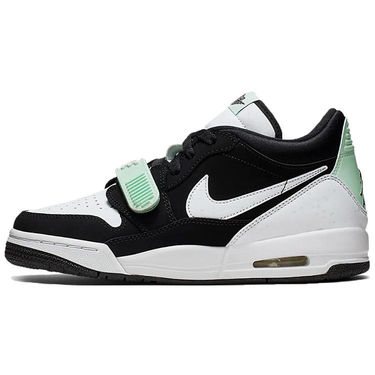 

Jordan Legacy 312 Low Black White Teal Tint GS 36.5