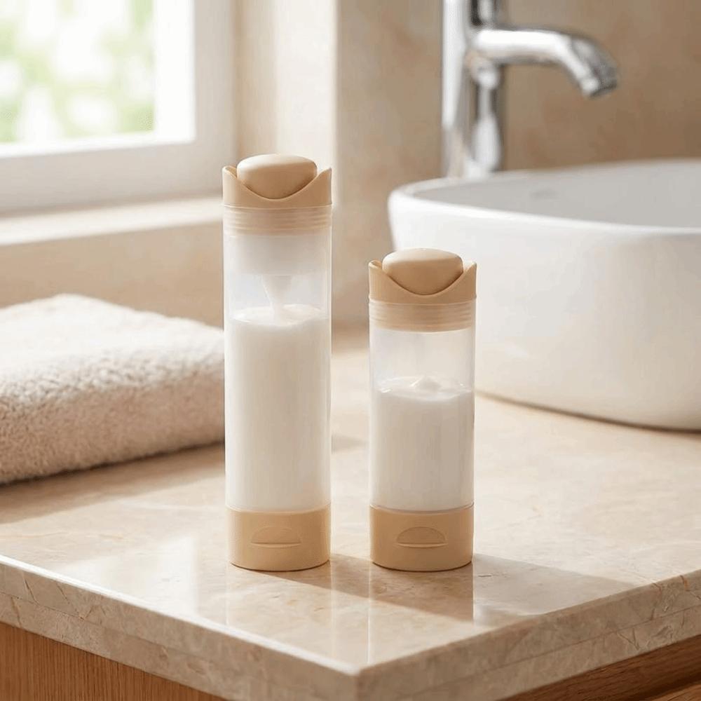 50/80 ML Airless Pump Bottle Press Lotion Packaging Box Convenient Refillable Containers Serum