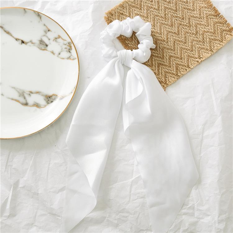 Chiffon Printing Flower Bandana Hair Scarf Headband for Women Vintage Long Ribbon Scrunchie Beach Bandanas Hair Accessories