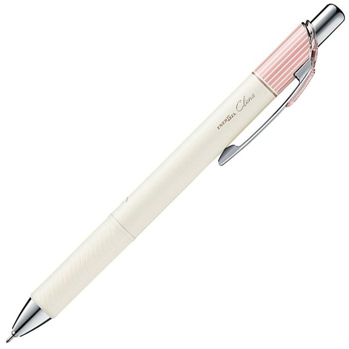Pentel EnerGel Clena Ballpoint Pen 0.5mm Classical Pink 10-pack Black