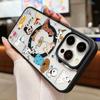 Cute Puppy Cartoon Dog Magnetic Phone Case For iPhone 17 Pro Case iPhone 16 13 11 12 14 15 Pro Max Matte Clear Shockproof Cover