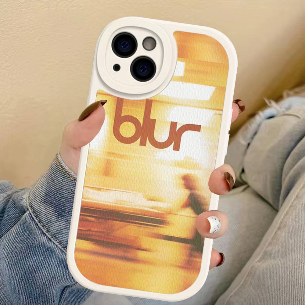 Band Musik Rapper B-Blur Vintage Phone Case For IPhone 16 15 14 13 12 11 Pro Max Plus Shockproof Leather Cover