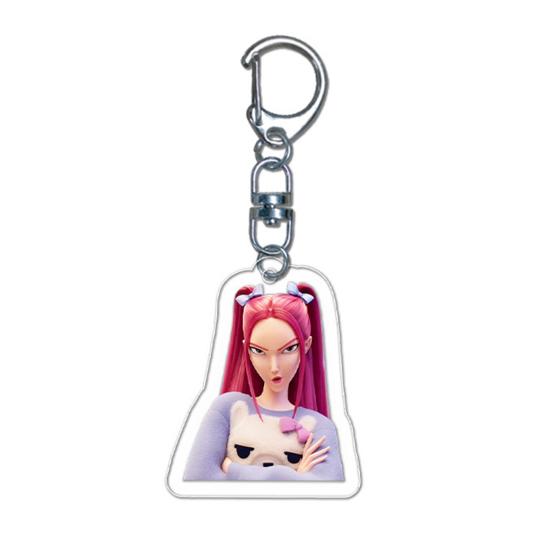 Witch Hunter Keychain Acrylic Anime Pendant Holder Vivid Character Expression Keychain Bag Accessory