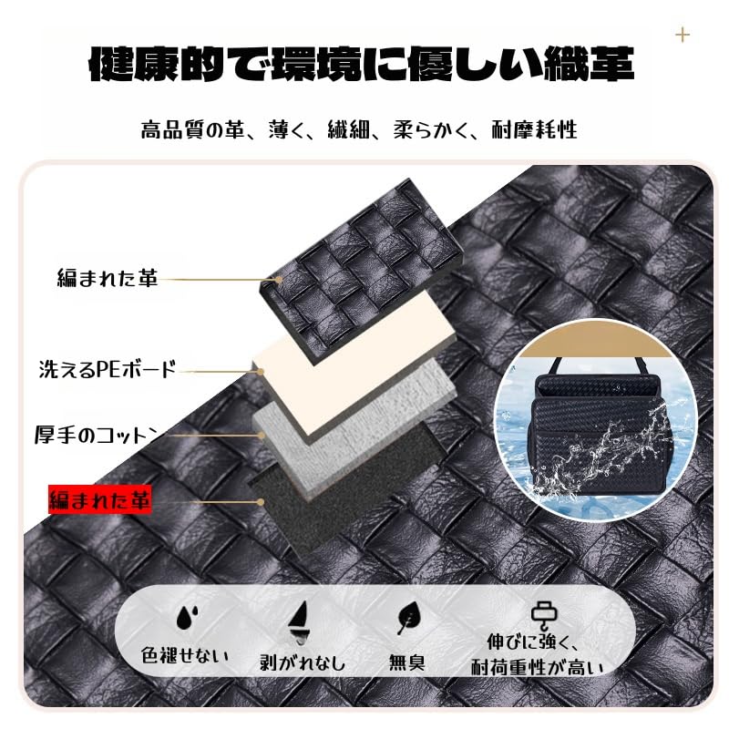 EXCEREY 2024 Foldable Car Seat Back Storage Upgraded Large Capacity Features New Mesh Pockets On Both and Holds Up To and Can Be Used As a Trash Can