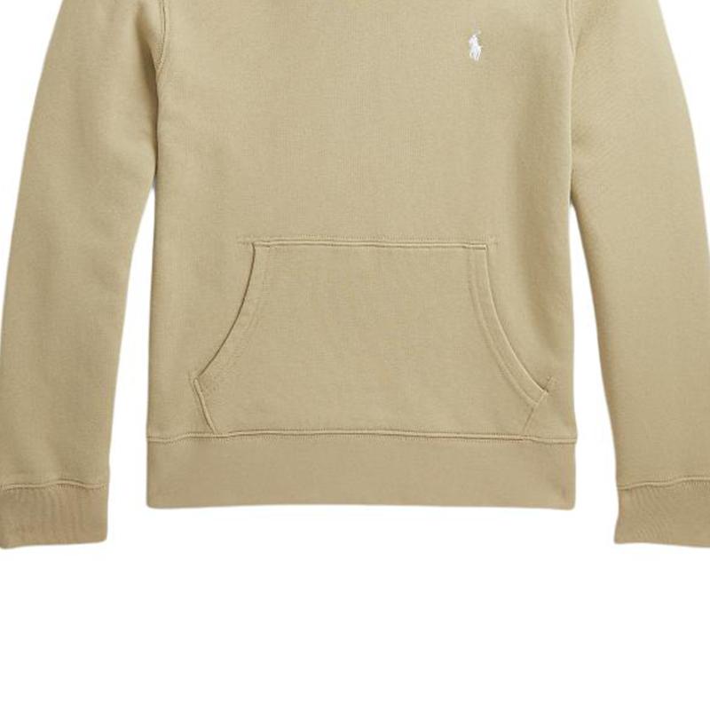 Polo Ralph Lauren Sweatshirt Ss24 Letter Logo Embroidery Hooded Pullover Kids Sweatshirts Khaki CWPOKNIY8021080-250
