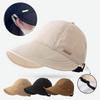 Summer Ladies Wide Brim Fisherman Hat UV Protection Baseball Cap Wide Brim Adjustable Fisherman Cap for Outdoor Sports