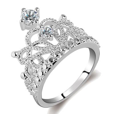 European and American Hand Jewelry Crown Ring for Women