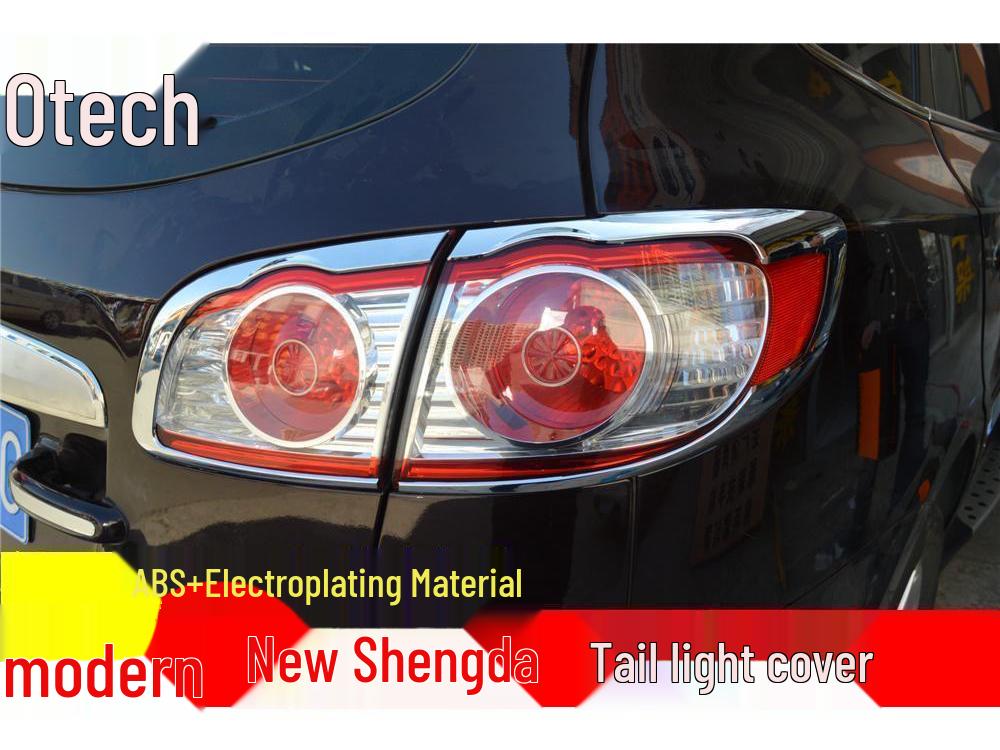 10-12 Hyundai Santa Fe Headlight Frame & Taillight Cover with Fog Lights