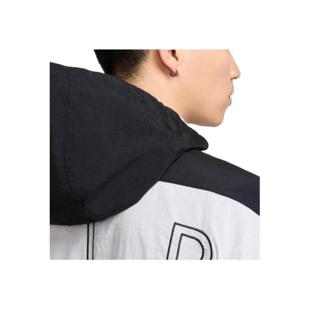 Nike Color Block Zip-Up Hooded Long Sleeve Jacket Men jackets Black HJ0635-010