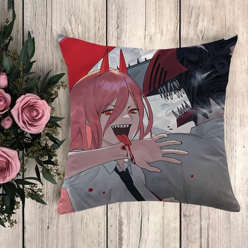 

Подушка Человек-бензопила Подушки для дивана Декоративные подушки Чехол для дивана Осенний декор Украшение для автомобиля Наволочка Чехлы для подушек 66x66cm