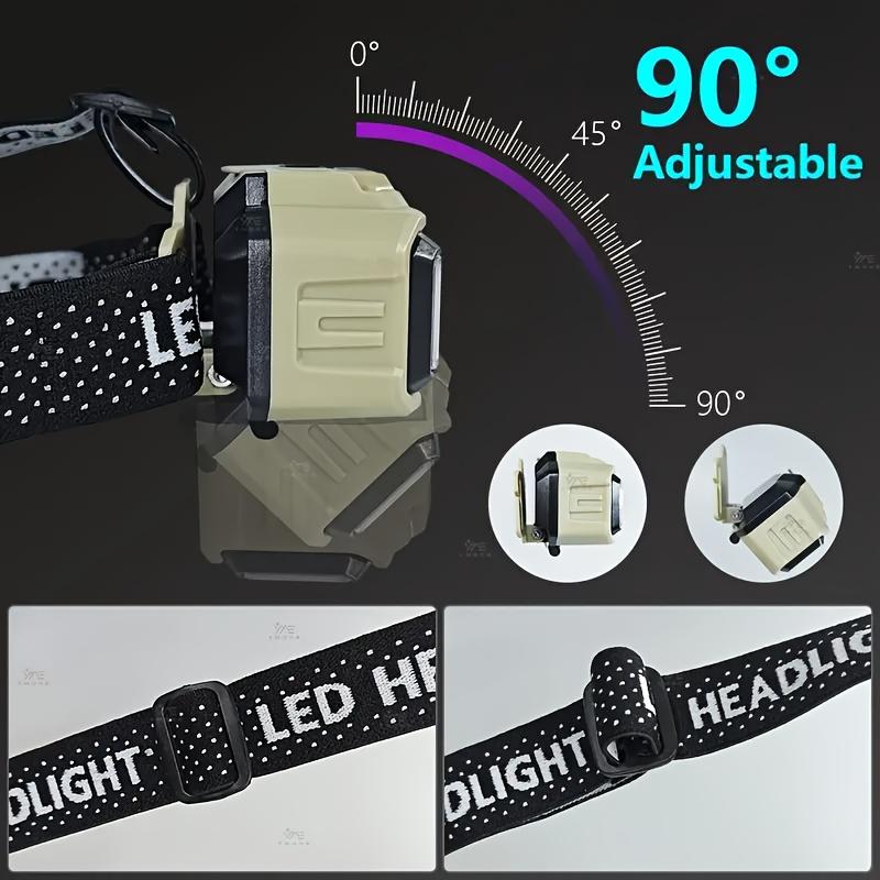 Super Bright LED Rechargeable Headlights with 4 Lighting Modes, Durable Maintenance, Outdoor, Fishing, Camping, Hiking, Night Riding, Gifts