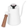 Coffee Pot 650ml Stainless Steel   Narrow Spout Coffee Kettle with Thermometer
