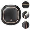 Wall Mounted Toothbrush Holder Portable Cover for Travel Bathroom Black