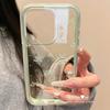 Applicable opporeno15 mobile phone case Internet celebrity niche high sense 0pp0 new fashion transparent love bow