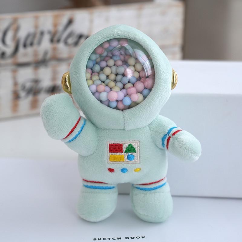 

Spaceman Plush Adorable Toy Keyring With Pp Cotton Filling For Decoration Bag зелёный