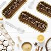 150Pcs Mini Cake Pans with Lids and Spoons 200ml Non-Stick Foil Baking Pans Tins Reusable Aluminum Foil Loaf Pans for Home