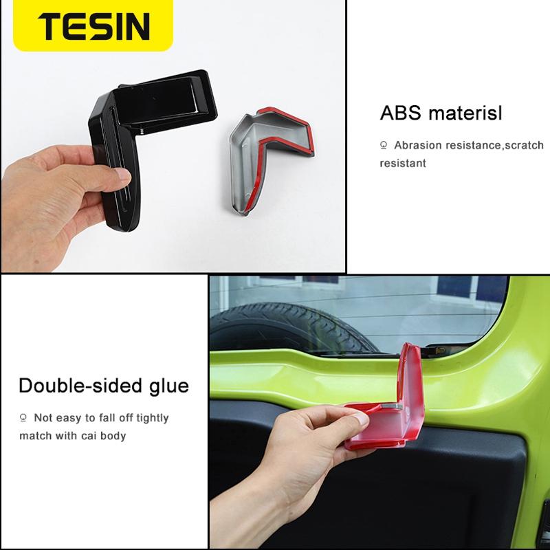 ABS Carbon Fiber Rear Windshield Heating Wire Protective Cover Trim Decal for Suzuki Jimny    2022 Car