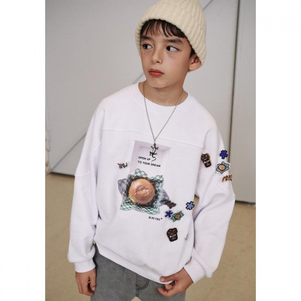 Bluetail White Sweatshirt Aaa2ts03wt